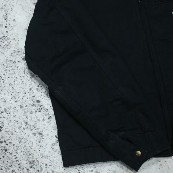 Vintage Carhartt J001 BLK Black Detroit Jacket Size XL Tall - Picture 8 of 16